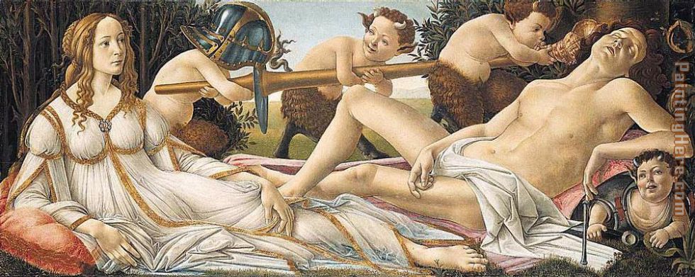 980x391 Sandro Botticelli Venus And Mars Painting Anysize 50% Off - Botticelli Venus Painting
