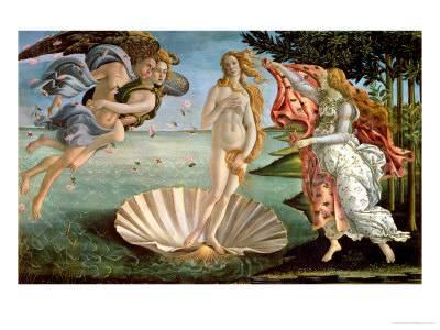 400x300 The Birth Of Venus, C.1485 Giclee Print By Sandro Botticelli - Botticelli Venus Painting