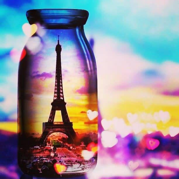 612x612 Eiffel Tower In A Bottle Diamond Painting Embroidery Kit 5d - Bottle Painting
