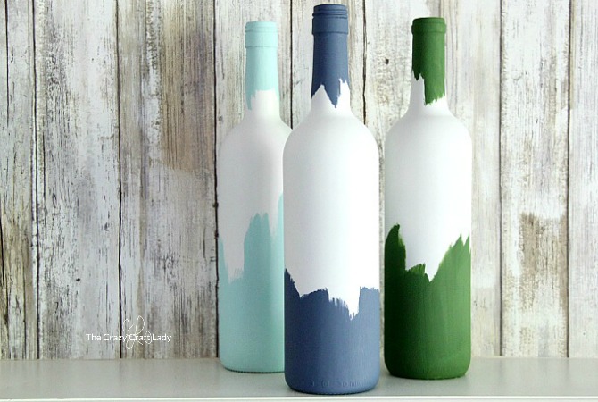 670x450 Painted Decorative Wine Bottles - Bottle Painting