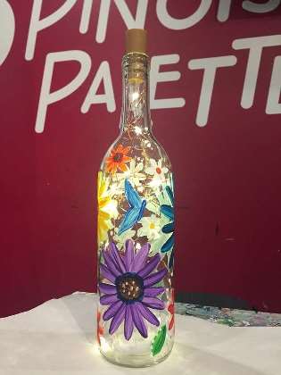315x420 Spring Wine Bottle Painting - Bottle Painting