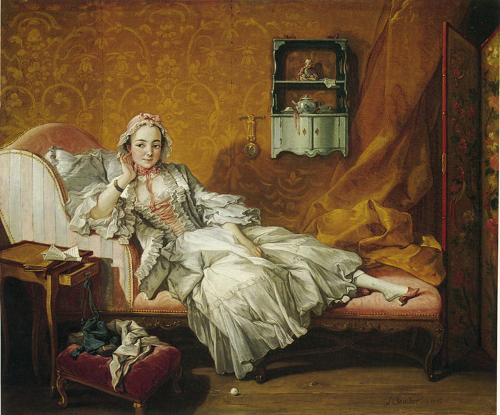700x582 Madame Boucher, 1743 - Boucher Painting
