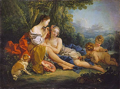 400x298 Spring Boucher Painting Reproduction 13262 Topofart - Boucher Painting