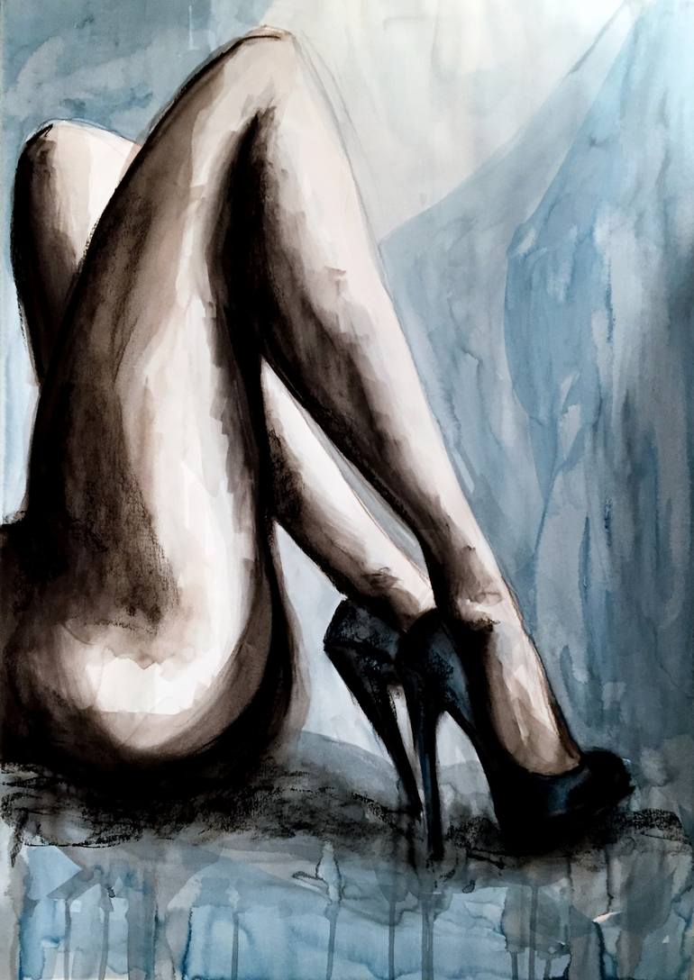 770x1088 Saatchi Art Boudoir Iii Painting By Paulo Calhau - Boudoir Painting