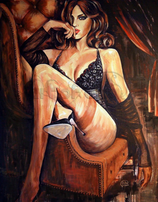 668x854 Dita Omuri - Boudoir Painting