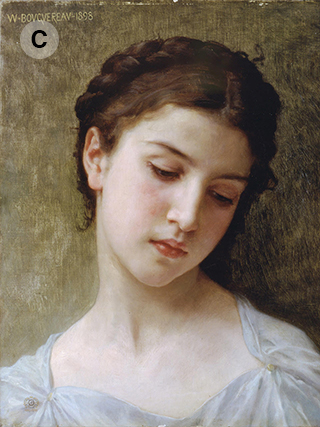 320x427 In The Studios Of William Bouguereau - Bouguereau Painting