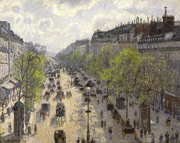 603x480 Filecamille Pissarro - Boulevard Montmartre Spring Painting