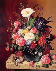 236x298 106 Best Bouquet Paintings Images On Art Flowers - Bouquet Painting