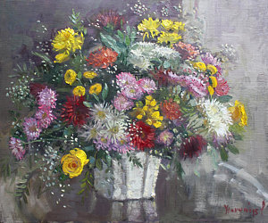 300x250 Bouquet Paintings Fine Art America - Bouquet Painting