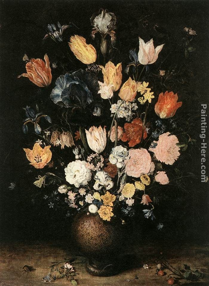 700x955 Jan The Elder Brueghel Bouquet Of Flowers Painting Anysize 50% Off - Bouquet Painting