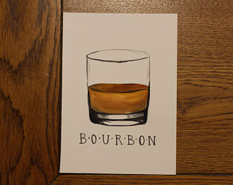 340x270 Bourbon Painting Etsy - Bourbon Painting