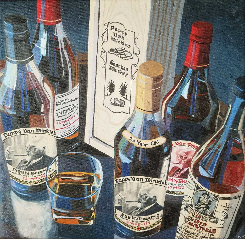 1024x999 You Need To Meet Christopher Mize Virginia's Bourbon Artist - Bourbon Painting