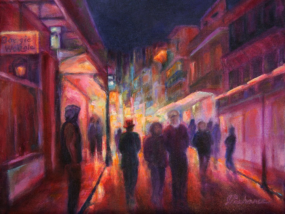 1000x750 Bourbon Street Sold - Bourbon Street Painting