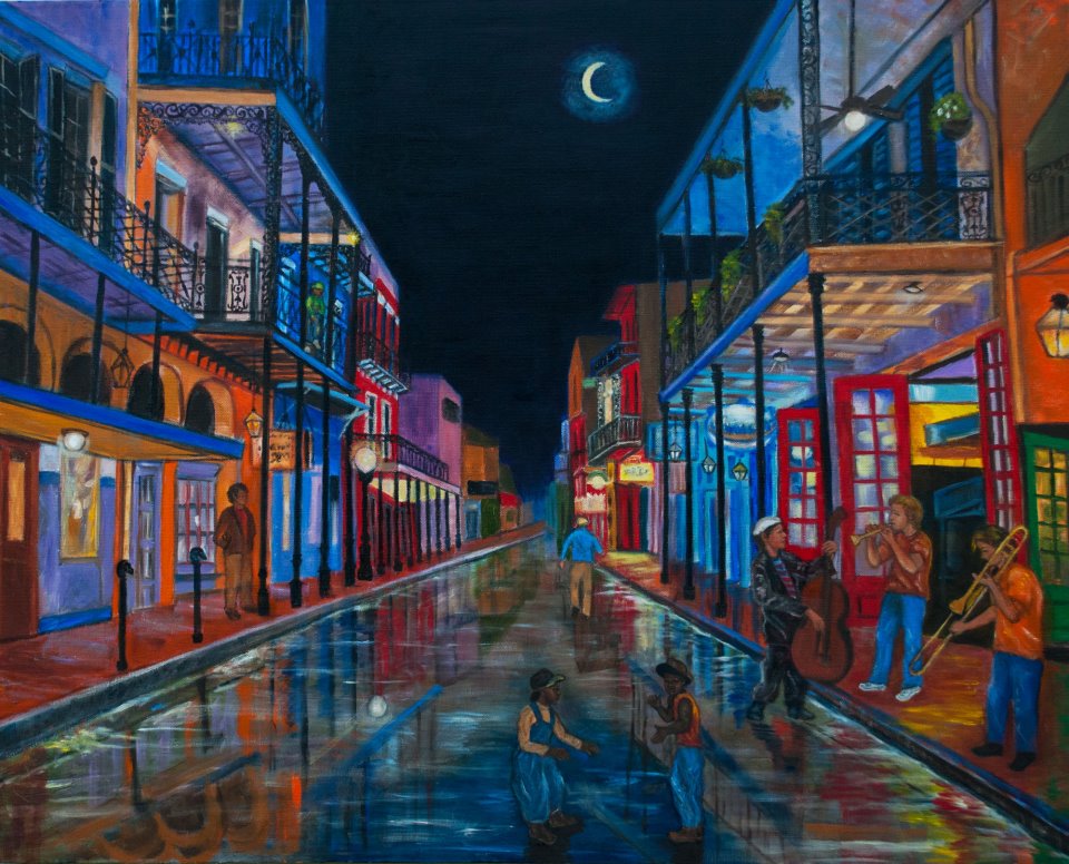 Bourbon Street Painting at PaintingValley.com | Explore collection of ...