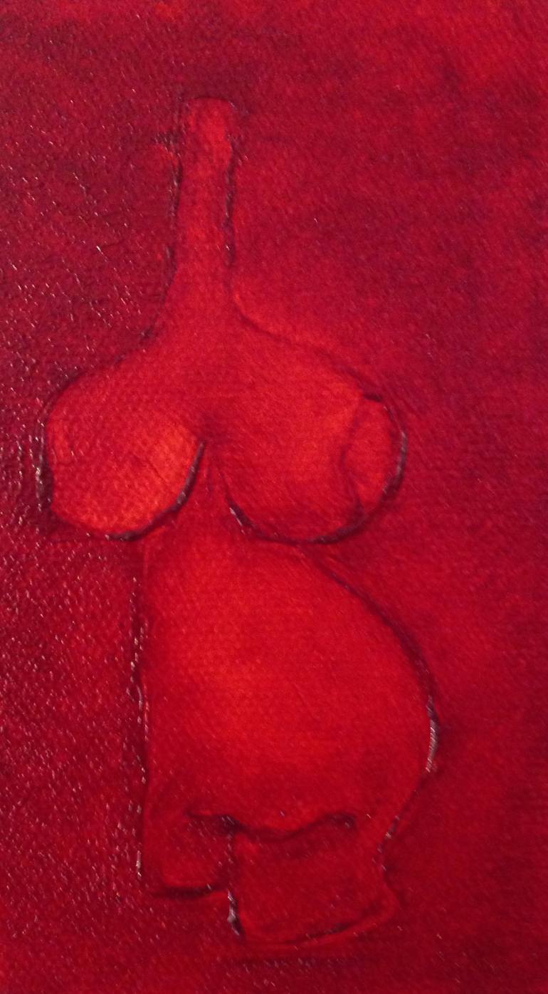 770x1396 Saatchi Art Harmless (After Louise Bourgeois) Painting By Wendy Bliss - Bourgeois Painting