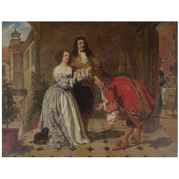 355x355 Scene From Ltigtle Bourgeois Gentilhommeltigt Monsieur Jourdain - Bourgeois Painting