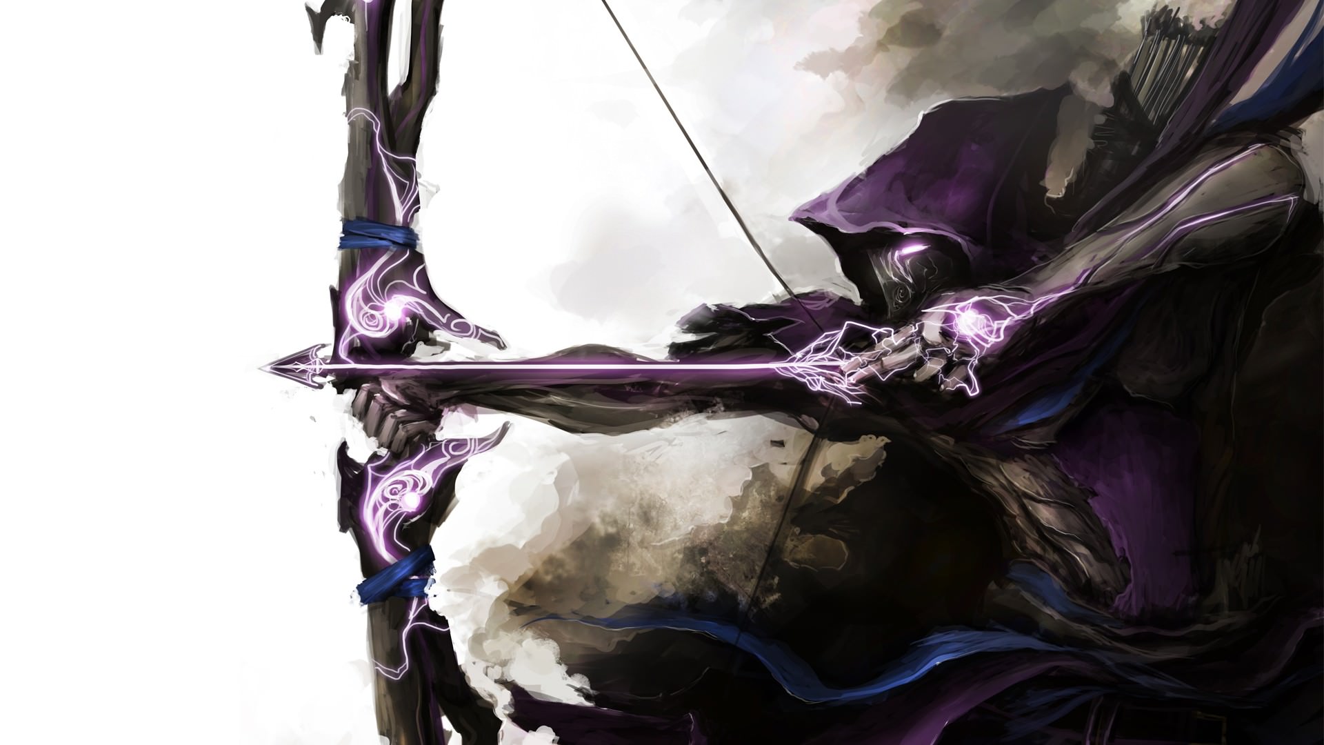 1920x1080 Hawkeye Bow Amp Arrow Wallpaper Digitalart.io - Bow And Arrow Painting