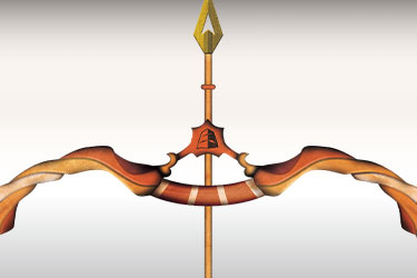 375x250 Illustration Portfolio - Bow And Arrow Painting