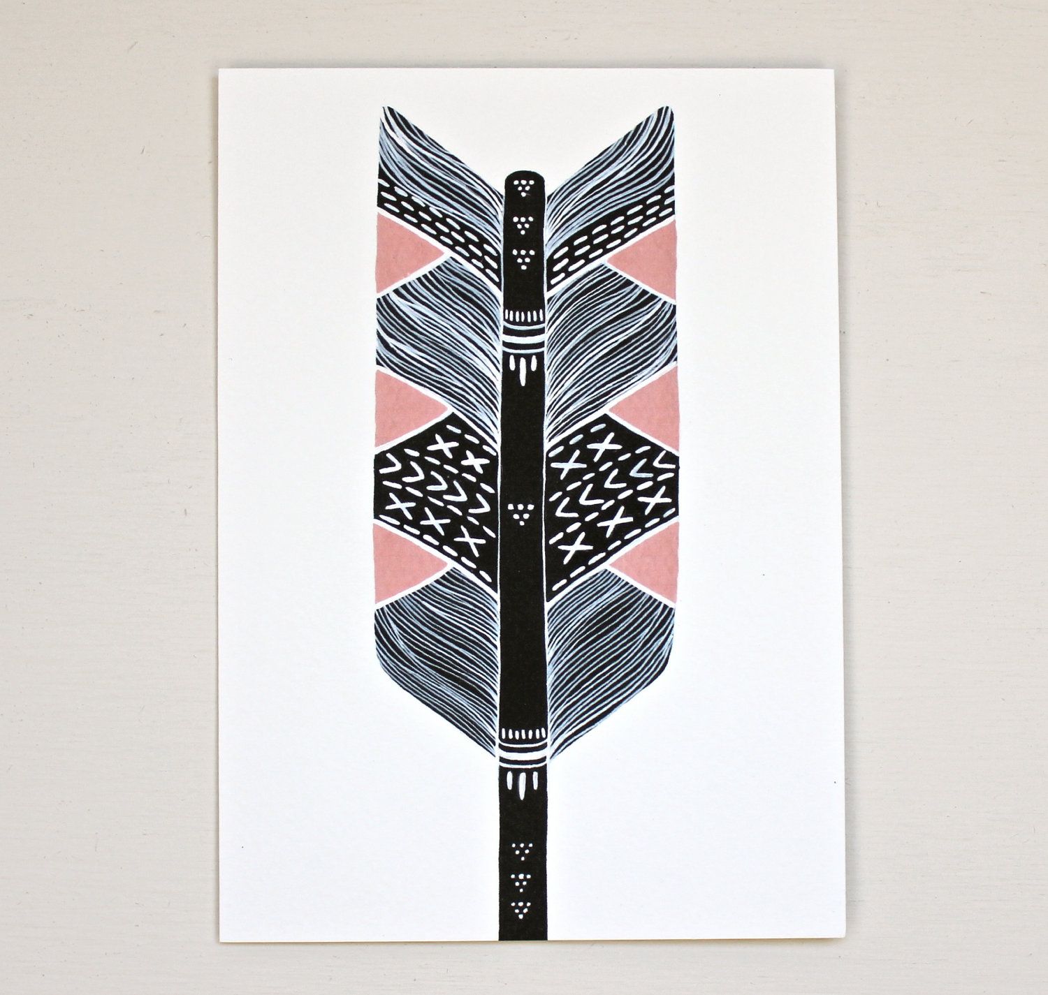 1500x1425 Original Arrow Painting - Bow And Arrow Painting