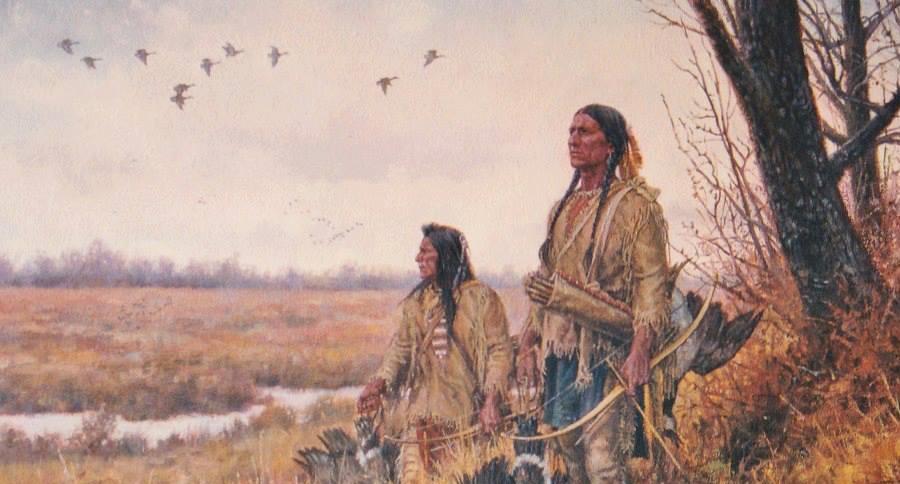 Bow Hunting Painting