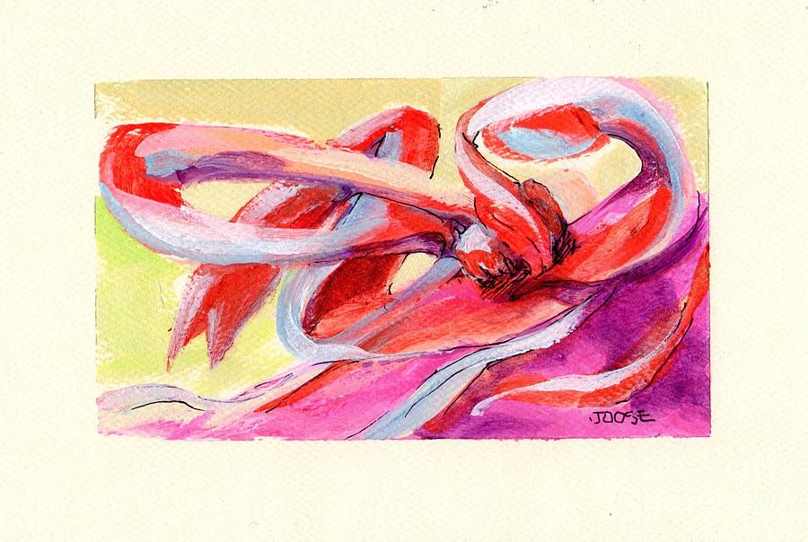 900x604 Abstract Bow Painting By Joose Hadley - Bow Painting