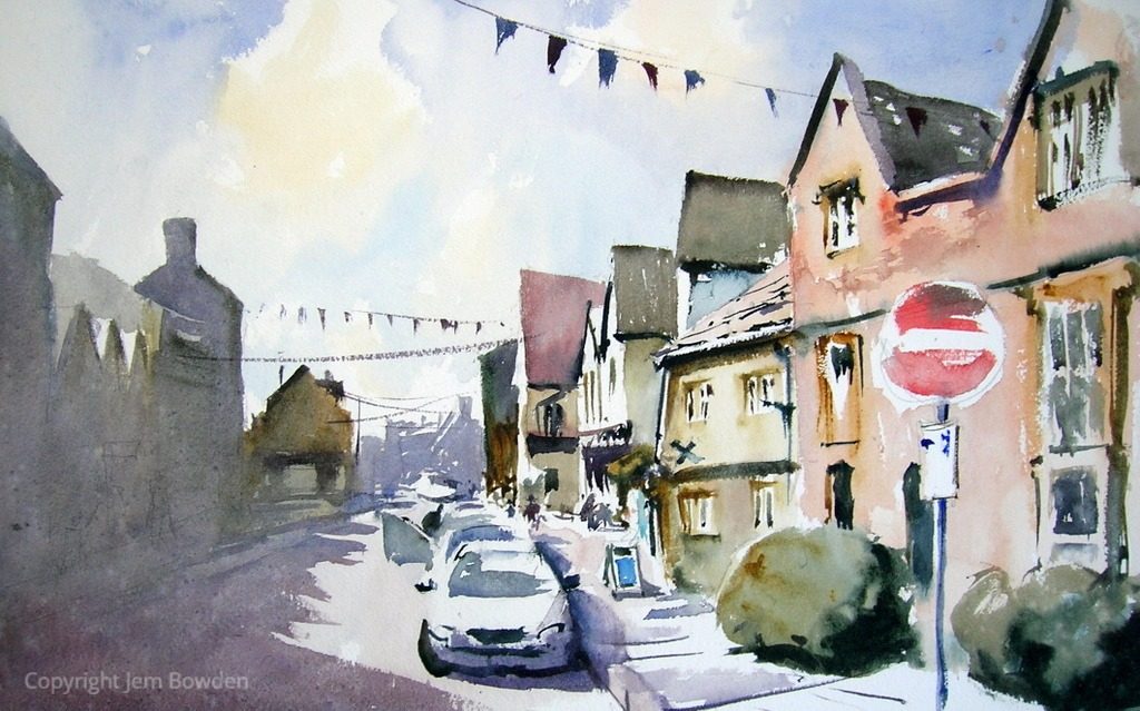 1024x639 Jem Bowden Hardest Lesson To Learn (@ Corsham High Street - Bowden Painting