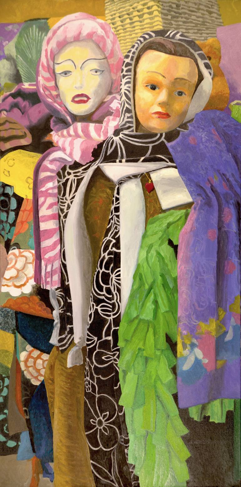 770x1554 Saatchi Art All Dressed Up, No Place To Go. Painting By Robert Bowden - Bowden Painting