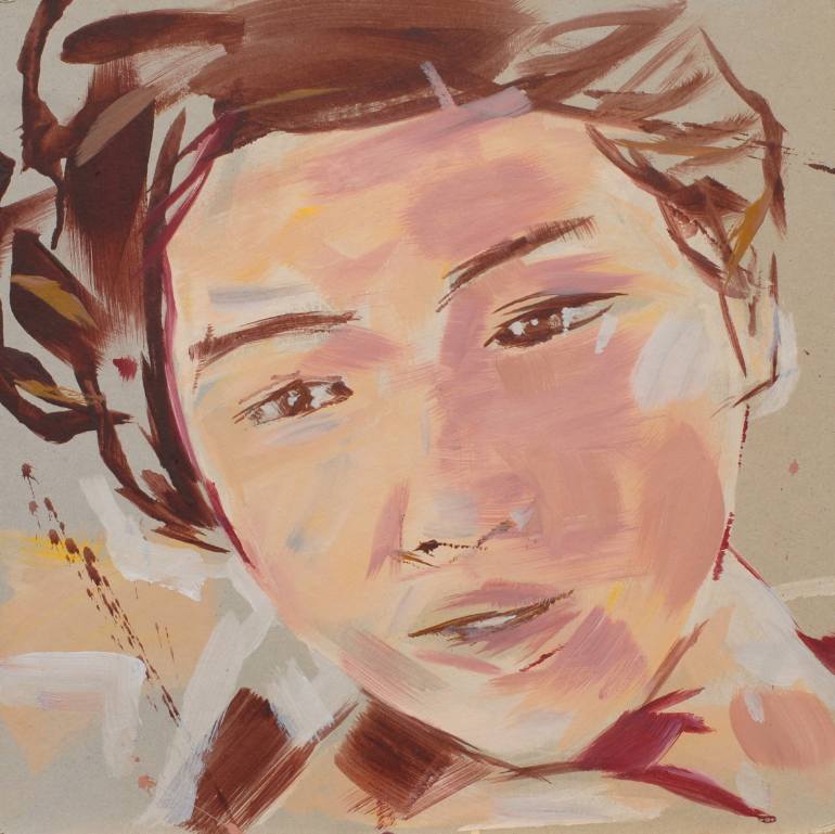 770x769 Saatchi Art Homage To Araki Painting By Garth Bowden - Bowden Painting