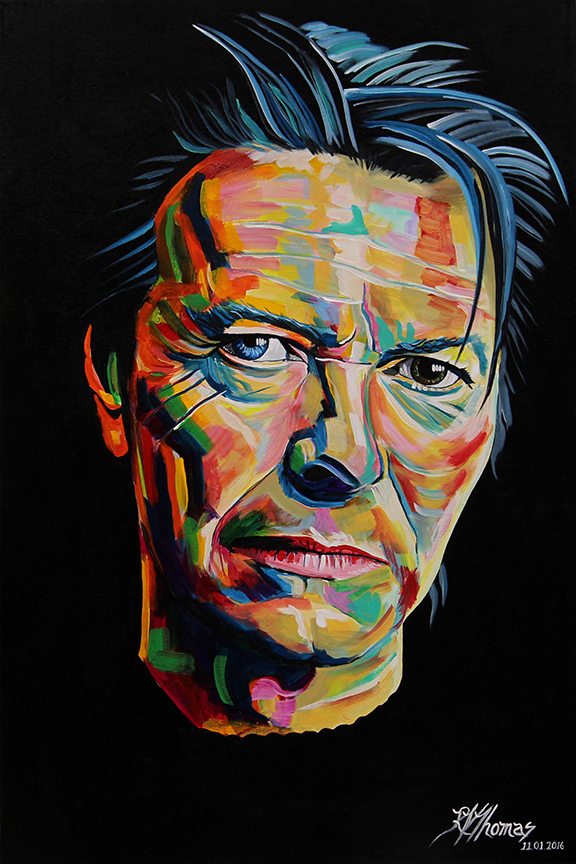 576x864 Painting David Bowie - Bowie Painting