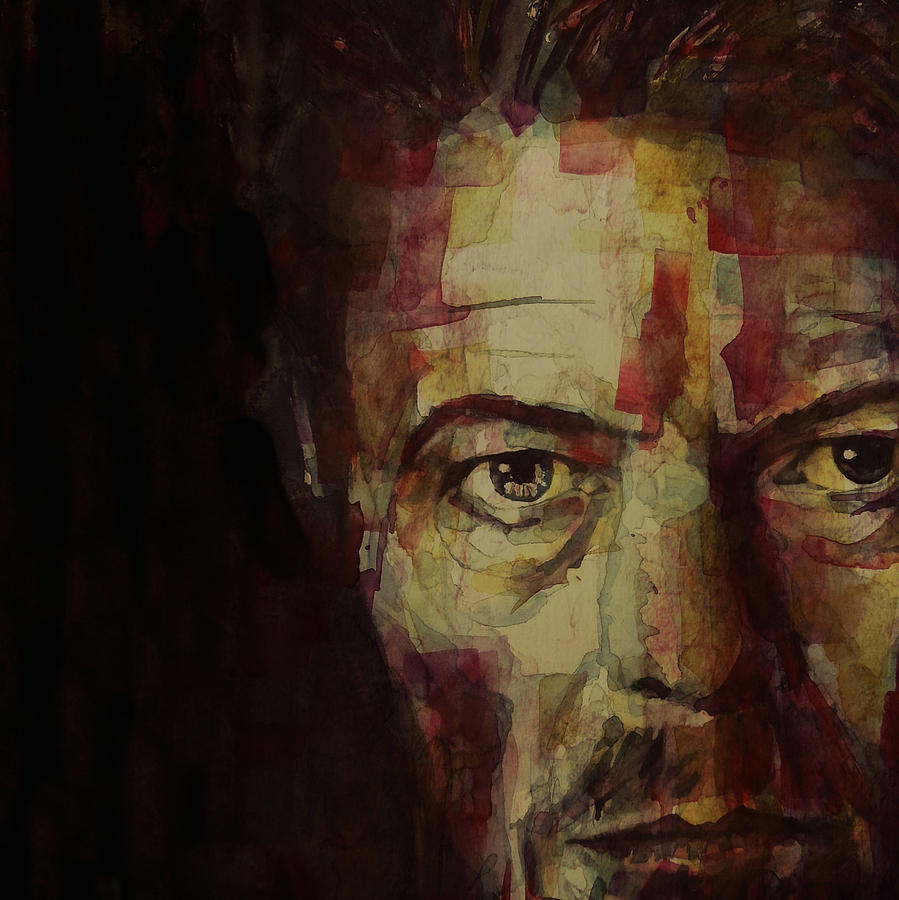 899x900 Watch That Man Bowie Painting By Paul Lovering - Bowie Painting