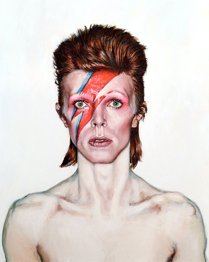 819x1024 David Bowie Painting - Bowie Painting