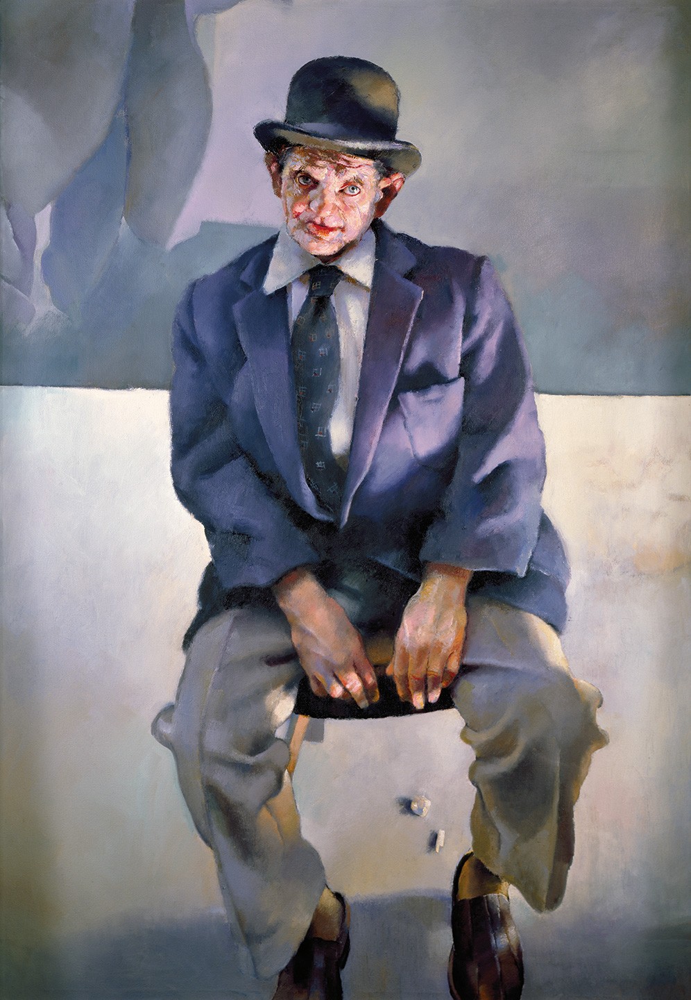 996x1440 Les Ryder In Bowler Hat Limited Editions From The Lenkiewicz - Bowler Hat Painting