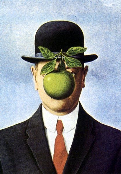 417x600 The Thomas Crown Affair Magritte, Thomas Crown - Bowler Hat Painting