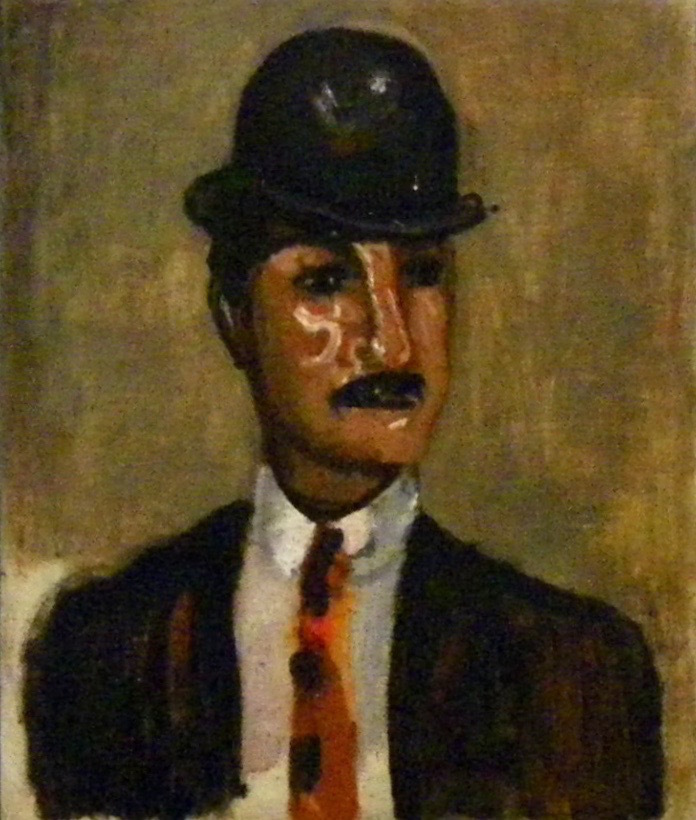 Bowler Hat Painting At PaintingValley Com Explore Collection Of   Bowler Hat Painting 7 