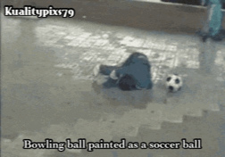 252x176 Bowling Ball Painted As A Soccer Ball From Ift.tt1e6s0qm Lisa - Bowling Ball Painting