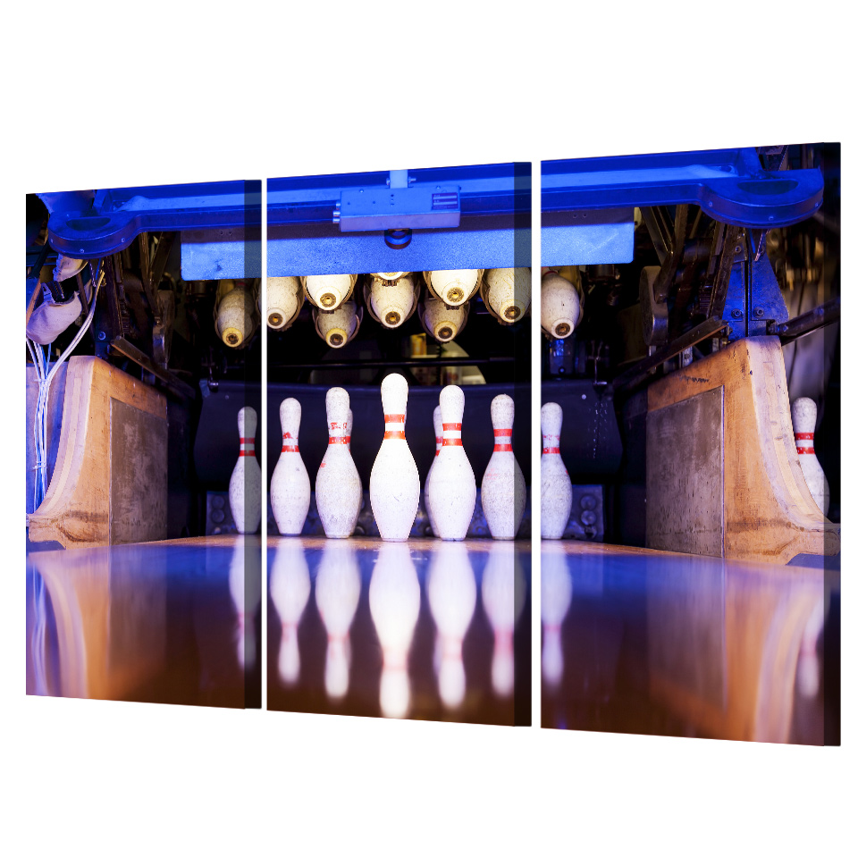 960x960 Hd Printed 3 Piece Canvas Art Bowling Ball Painting Sports Poster - Bowling Ball Painting