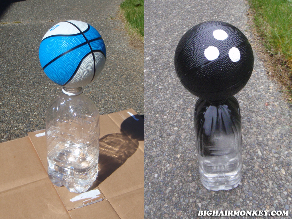 1024x768 Office Bowling Alley Bighairmonkey - Bowling Ball Painting