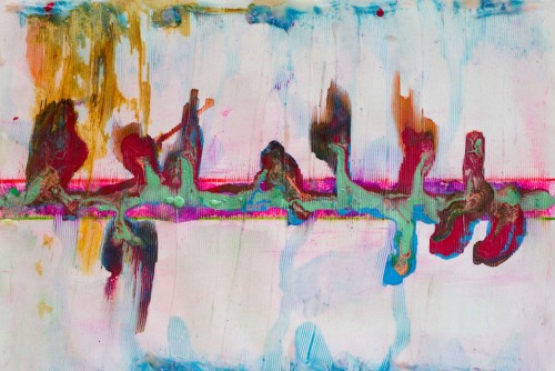 500x334 Guyanese Artist Frank Bowling - Bowling Painting