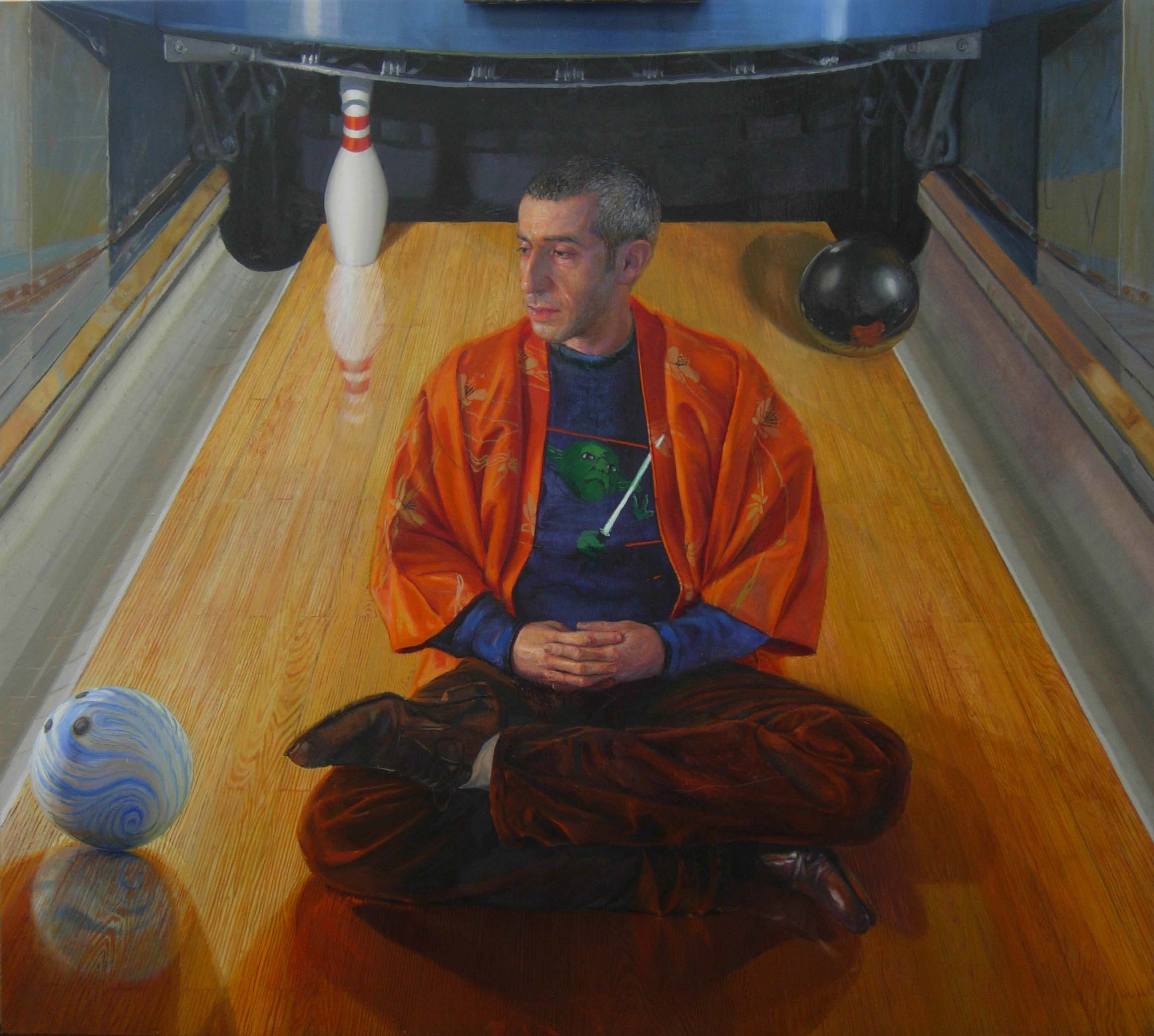 2324x2088 Zen In The Art Of Bowling - Bowling Painting
