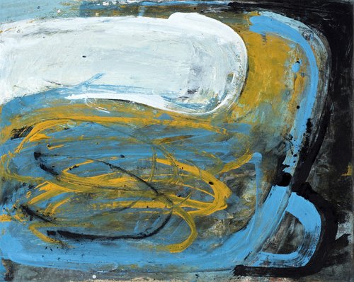 500x398 Night Road South 4 By Day Bowman (2017) Painting - Bowman Painting