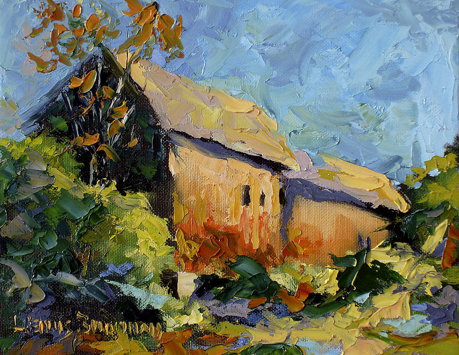 900x697 Old House Painting By Lewis Bowman - Bowman Painting