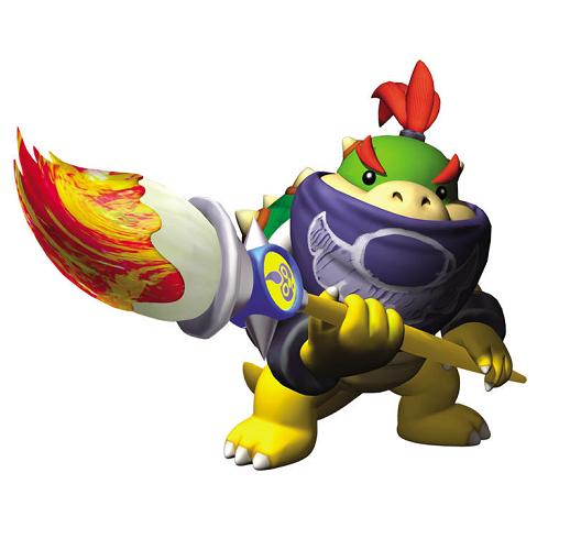 528x500 Super Smash Bros. Mercurious - Bowser Jr Painting