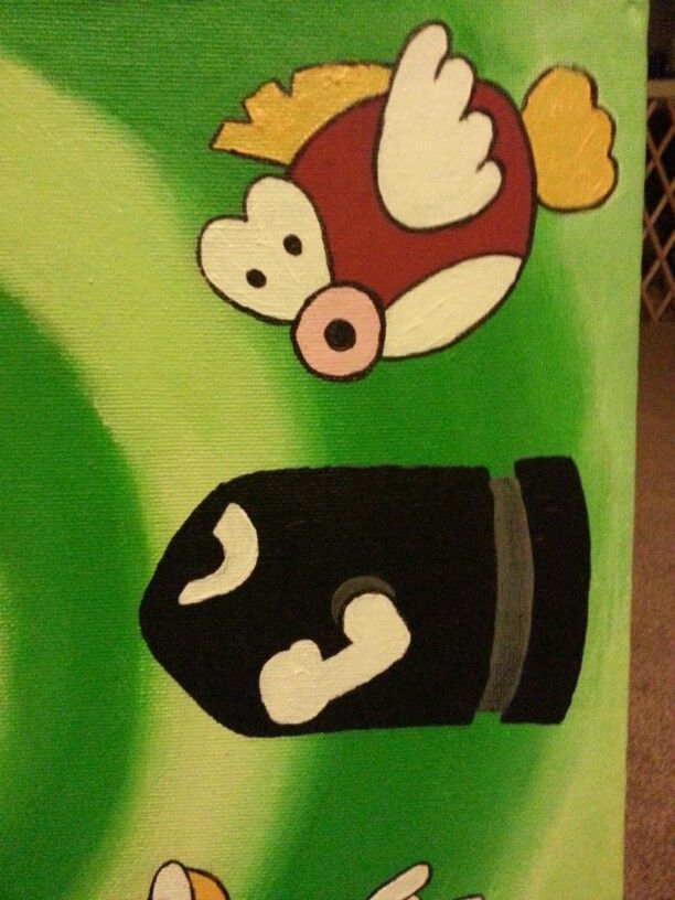 612x816 Bowser And Minions Acrylic Painting On Panel Canvas. By Mandah - Bowser Painting