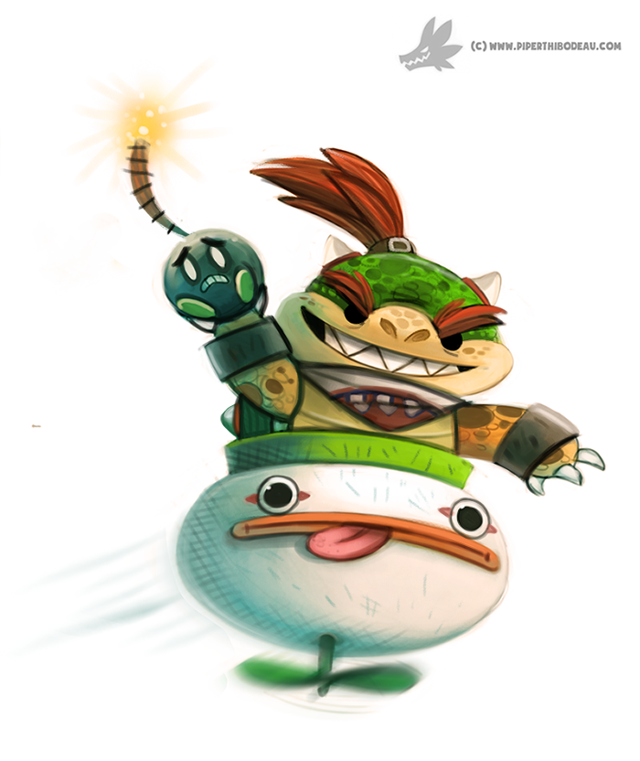 700x832 Daily Painting - Bowser Painting