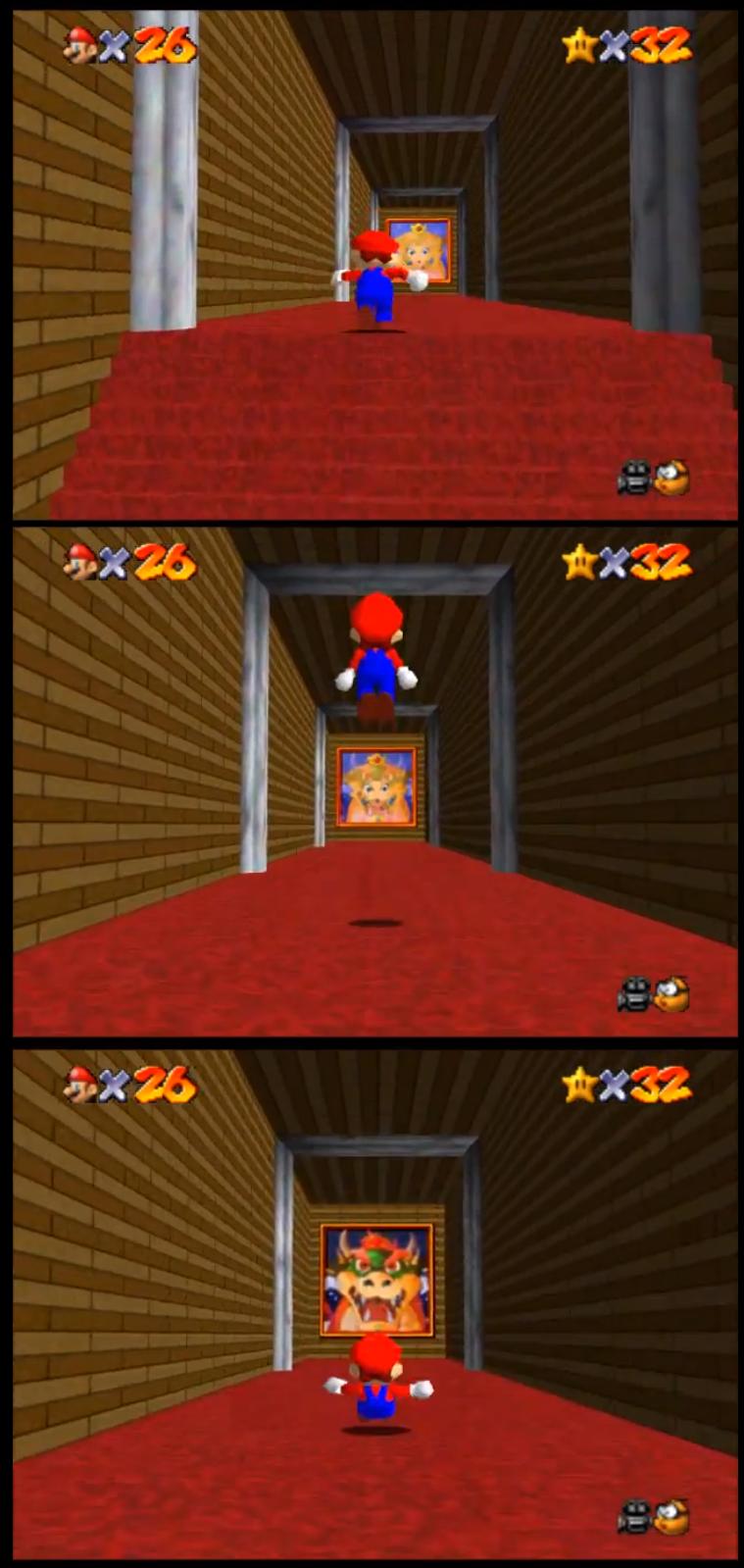 759x1599 Super Mario 64 - Bowser Painting