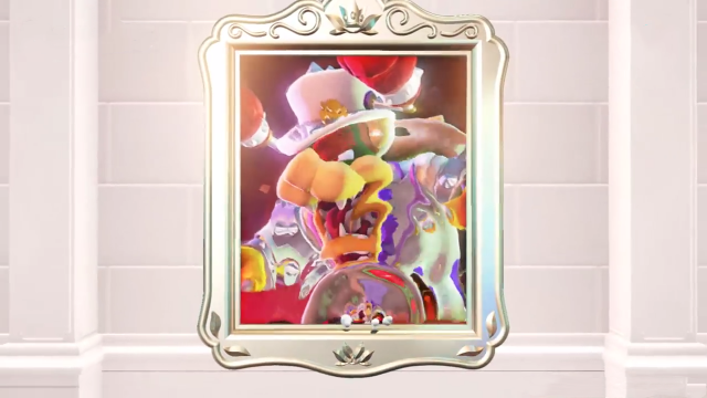 640x360 Super Mario Odyssey 100% Completion What Happens When You Finish - Bowser Painting