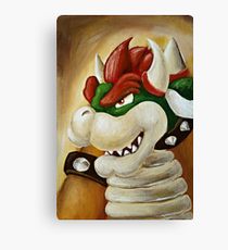 210x230 Bowser Painting Amp Mixed Media Canvas Prints Redbubble - Bowser Painting