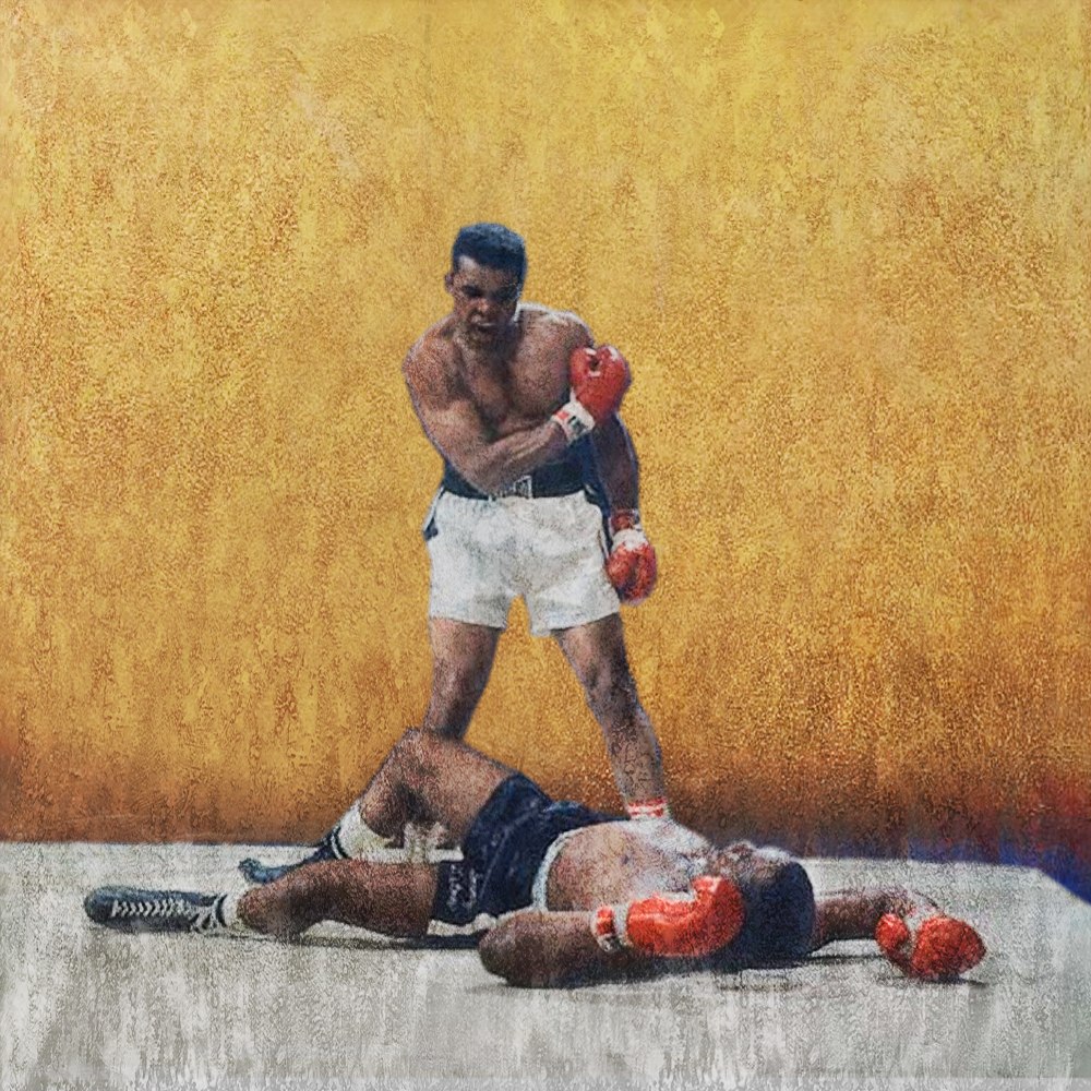 1000x1000 Buy Boxing 02 By Community Artists Group@ Rs. 5990. Code - Boxing Painting