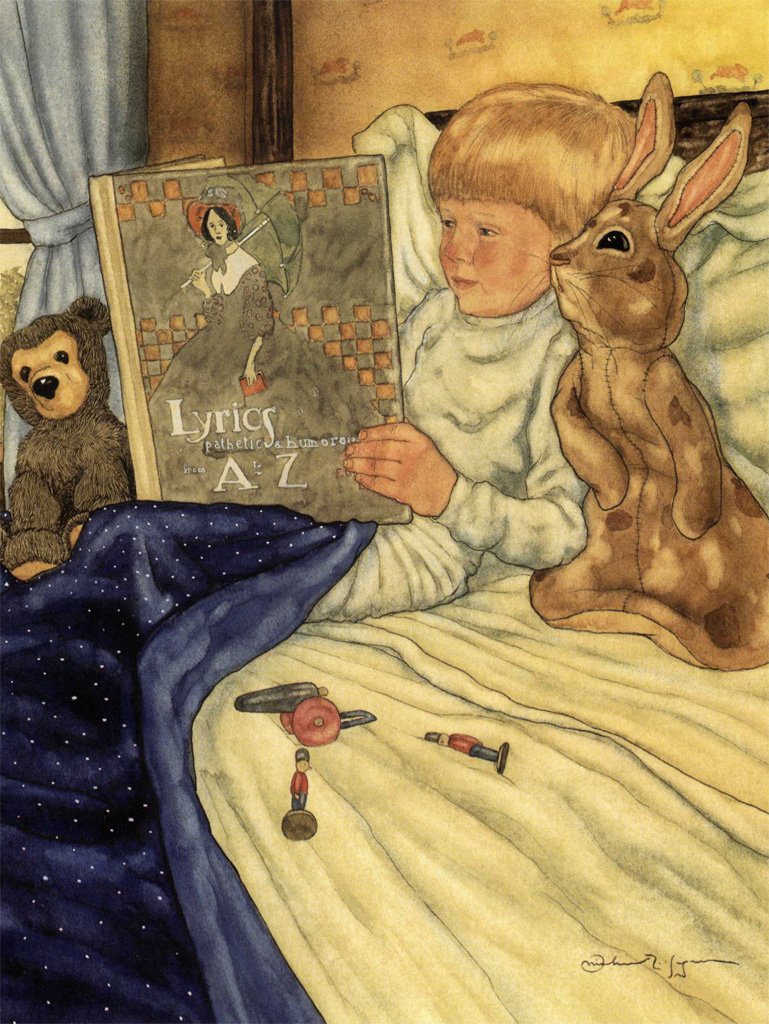 769x1024 The Velveteen Rabbit Margery Williams Macmillan - Boy And Rabbit Painting