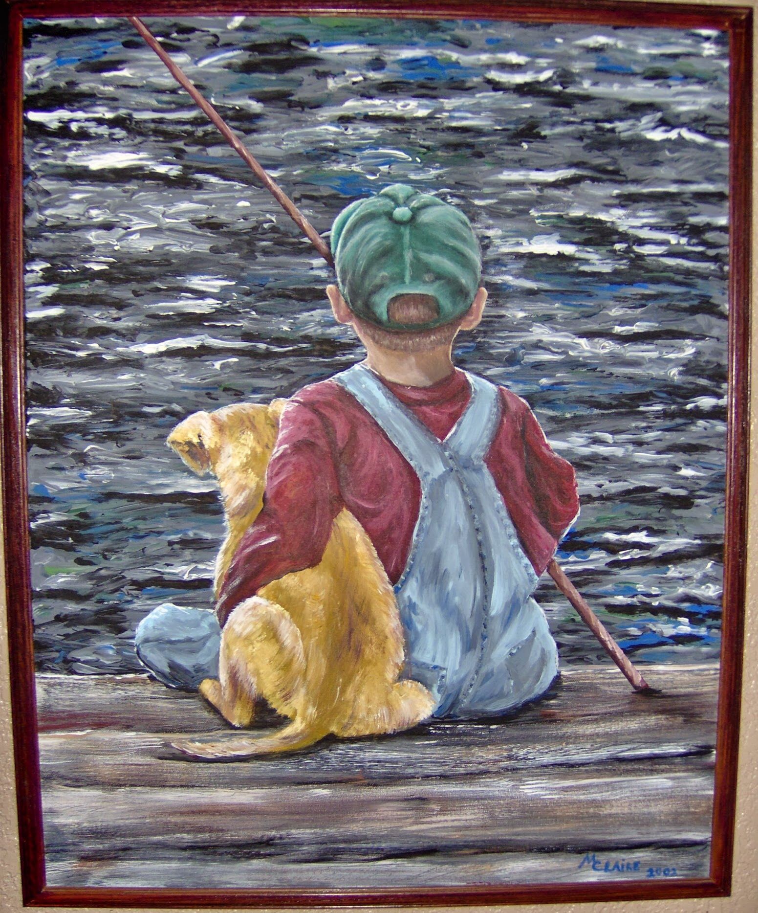 1551x1867 Image Result For Little Boy Fishing Painting Painting - Boy Fishing Painting